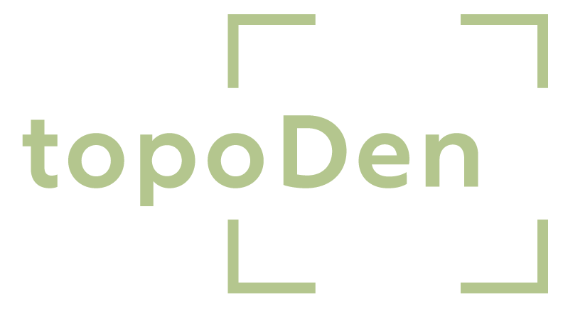 topoDen Logo Light green
